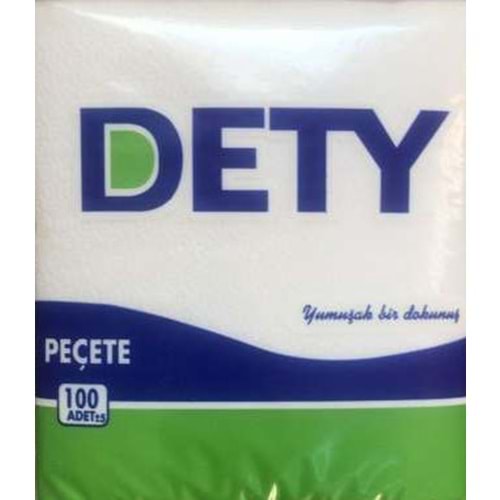 Dety 25x22 Servis Peçete 100 lü 32 Paket 3200 Adet