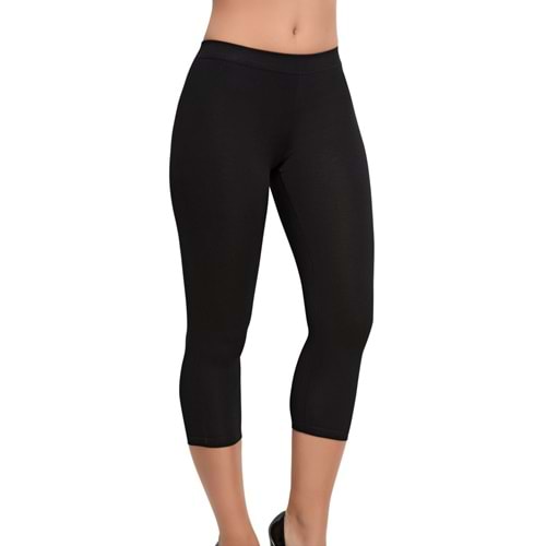 Belinay 0503 Modal Bayan Kısa Tayt Siyah L