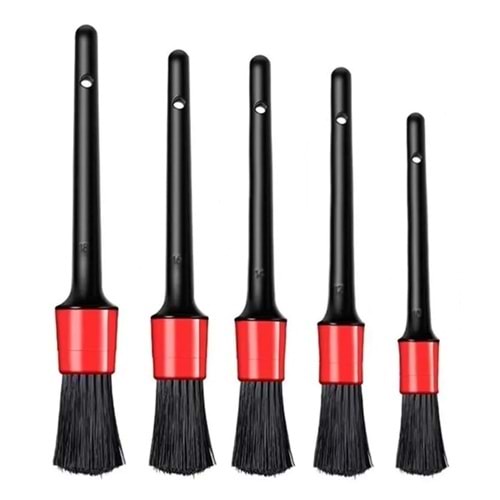 Araba Oto İç Dış Konsol Detay Temizlik Fırça Seti 5 Li