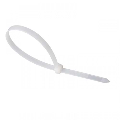 Cırt Kelepçe Kablo Bağı Beyaz 8x550mm 100 Ad