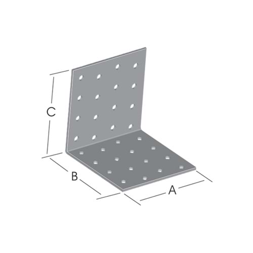 Hırsan Masa Gönye Sac Köşebent 80x120x120mm
