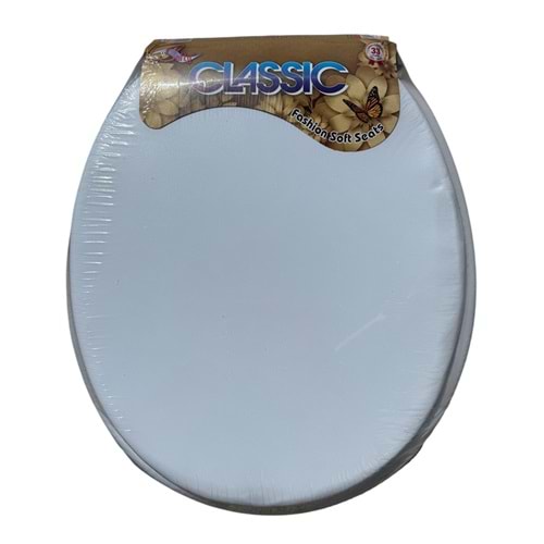 Hırsan Sim Classic Süngerli Klozet Kapağı Plastik