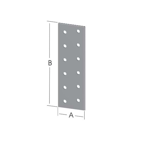 Hırsan Düz Bağlantı Sac Gönye 30x110mm