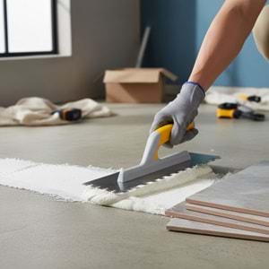 Kristal Paslanmaz Seramik Malası Plastik Saplı 10x10 35cm