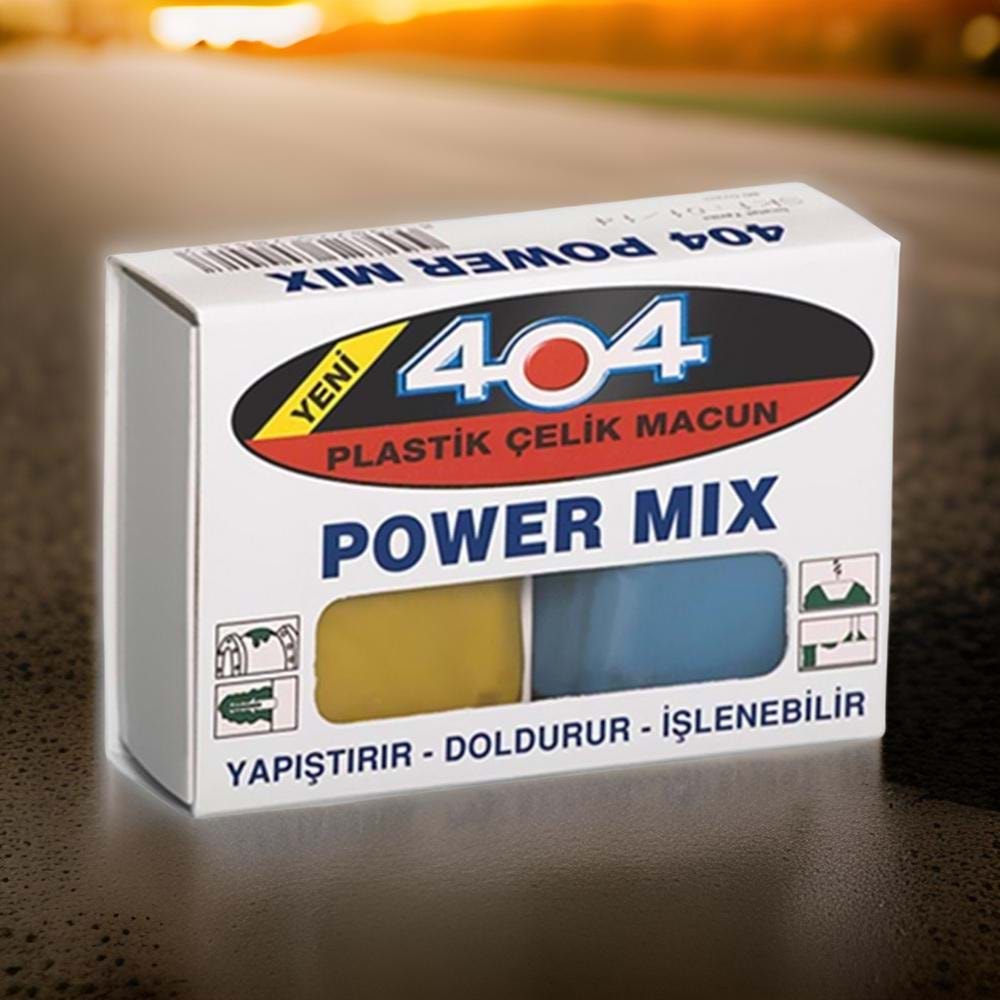 404 Power Mix Plastik Çelik Macun 40gr