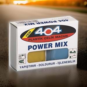 404 Power Mix Plastik Çelik Macun 40gr