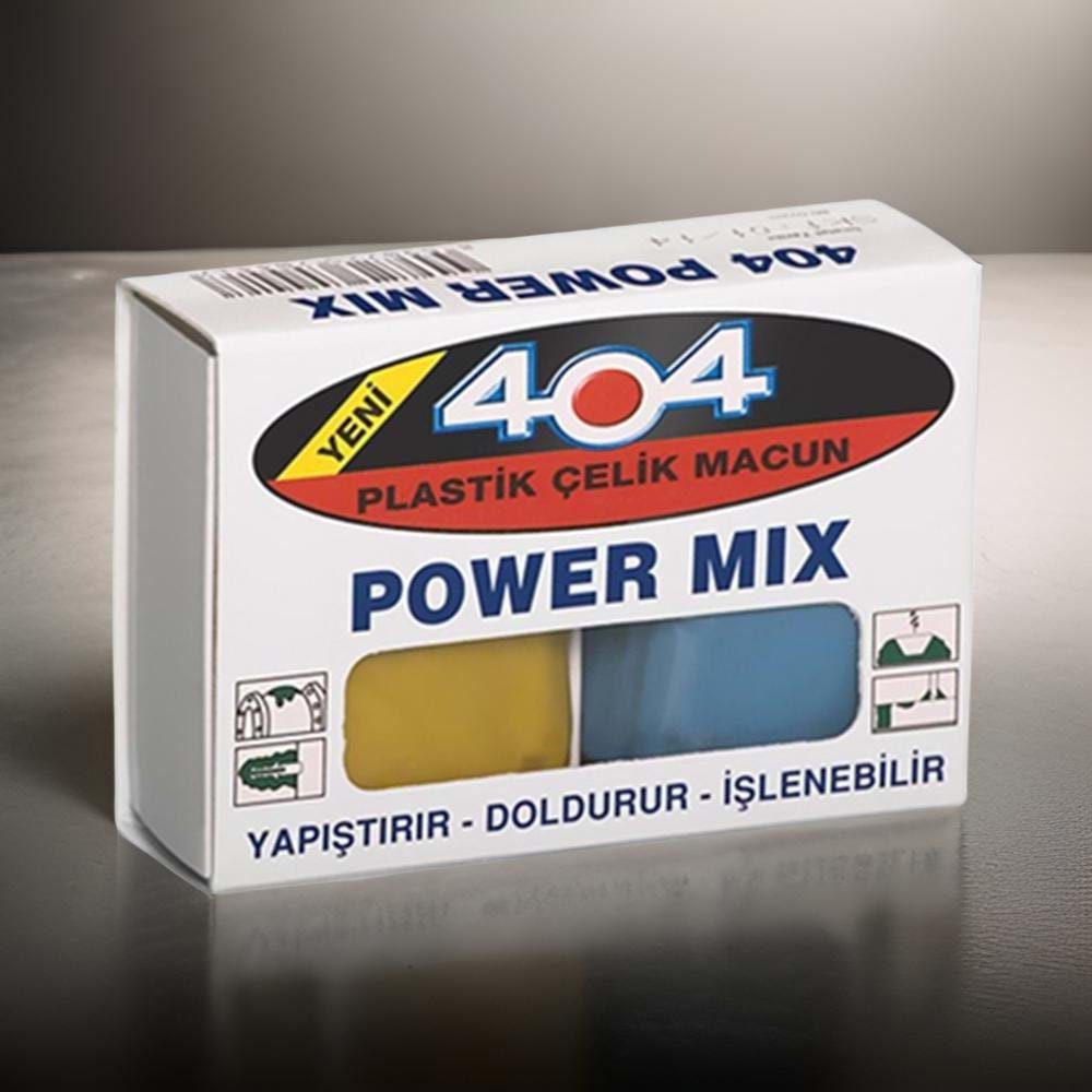 404 Power Mix Plastik Çelik Macun 40gr
