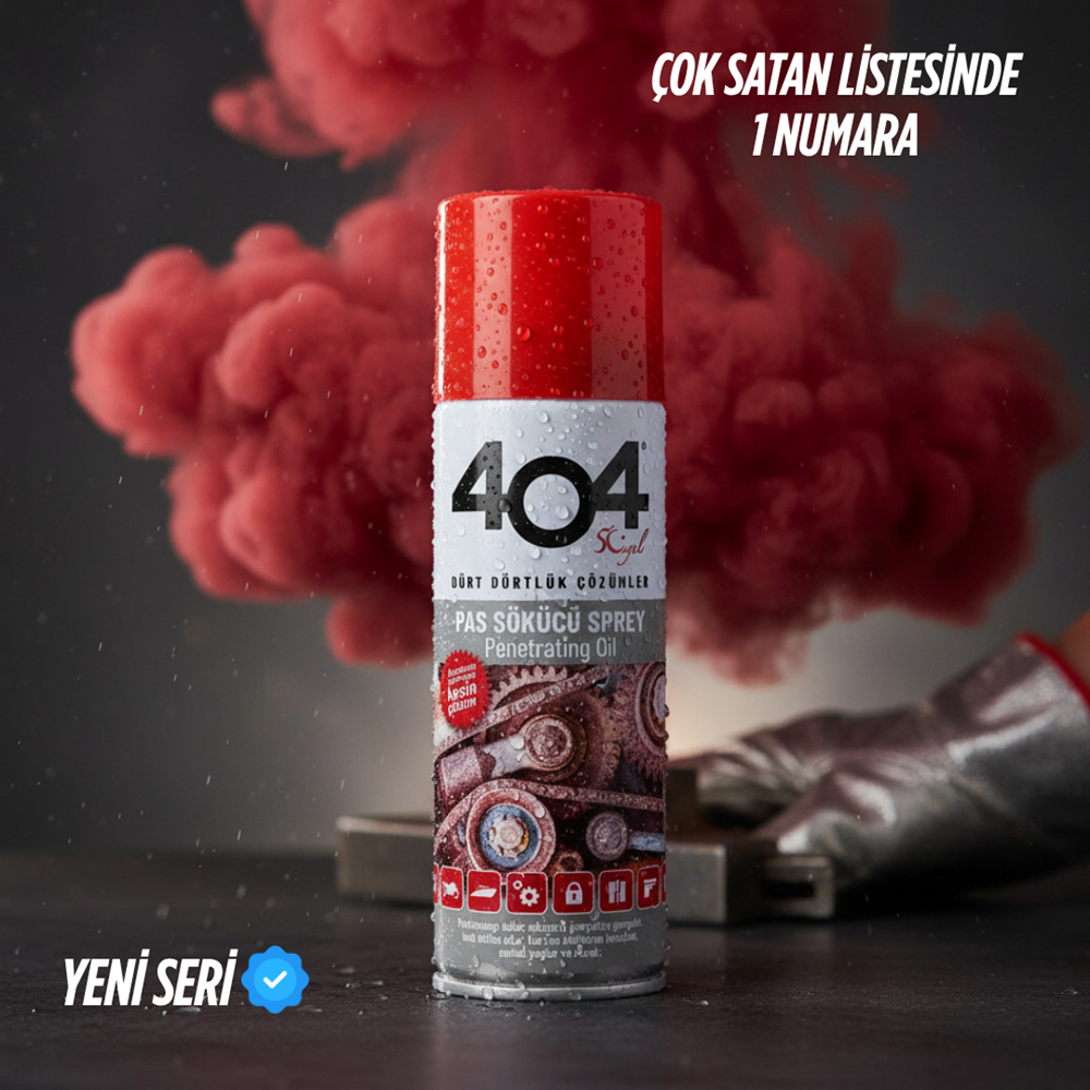 404 Pas Sökücü ve Yağlayıcı Sprey 400 ml