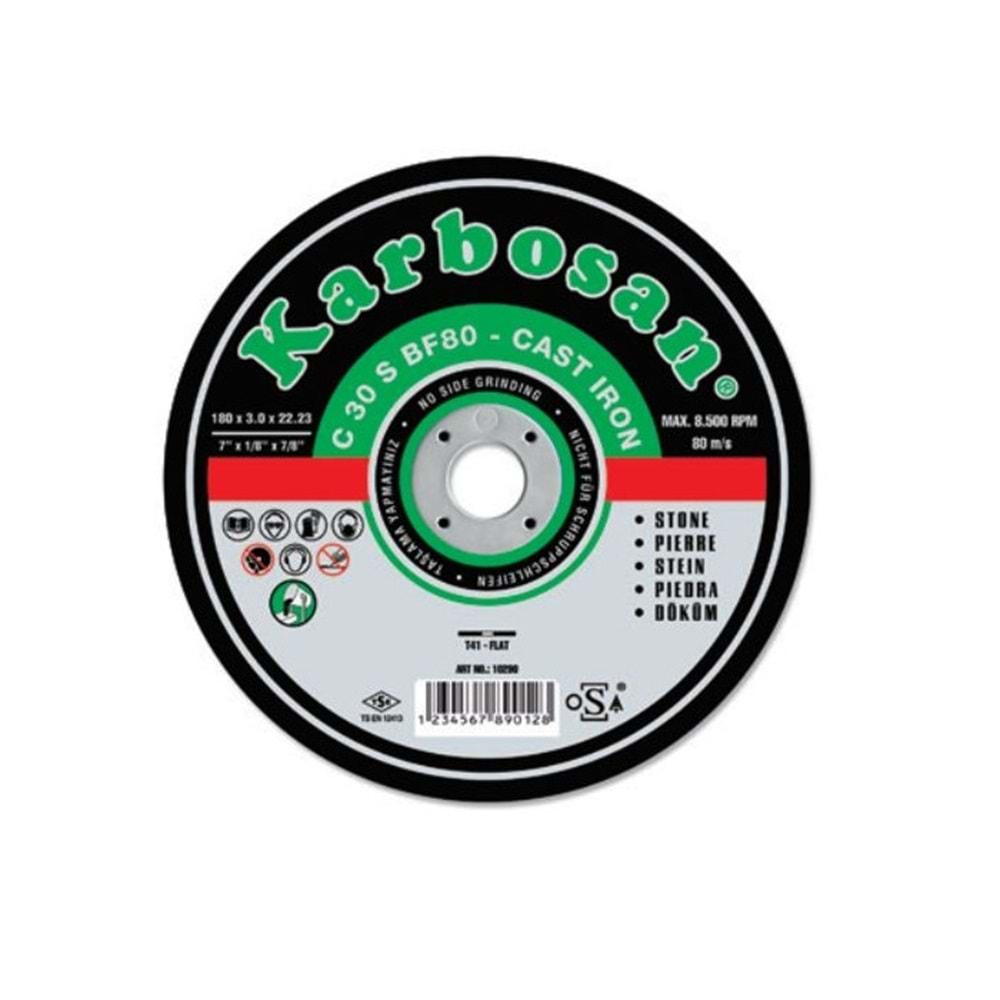 Karbosan Mermer Kesici Taş 115x2.5x22.23