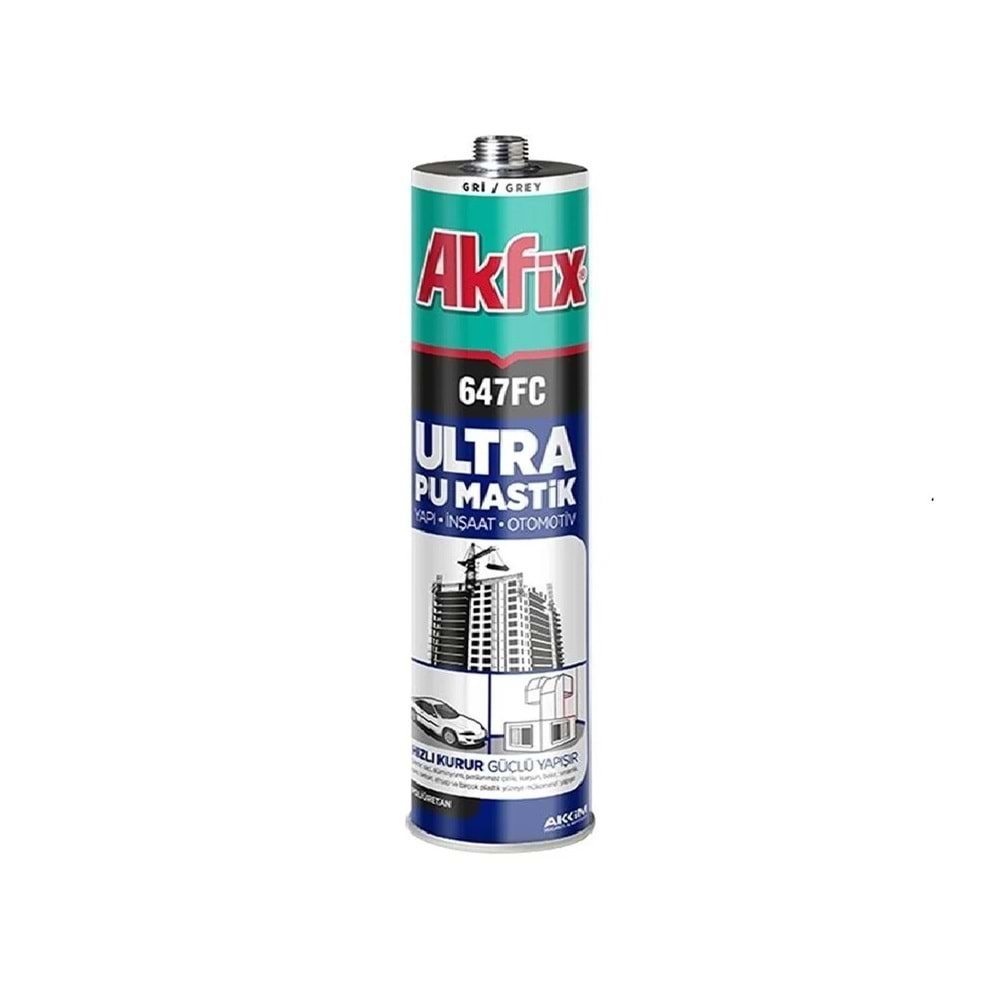 Akfix Pu Mastik P647FC Ultra Siyah 280ml