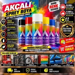 Akçalı Sprey Boya 400ml 312 Nefti Yeşil