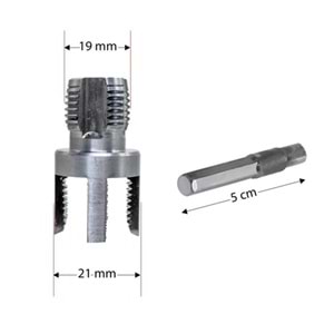 Boss Pprc Pvc Boru Diş Açma Aparatı İç/Dış 1/2 20mm
