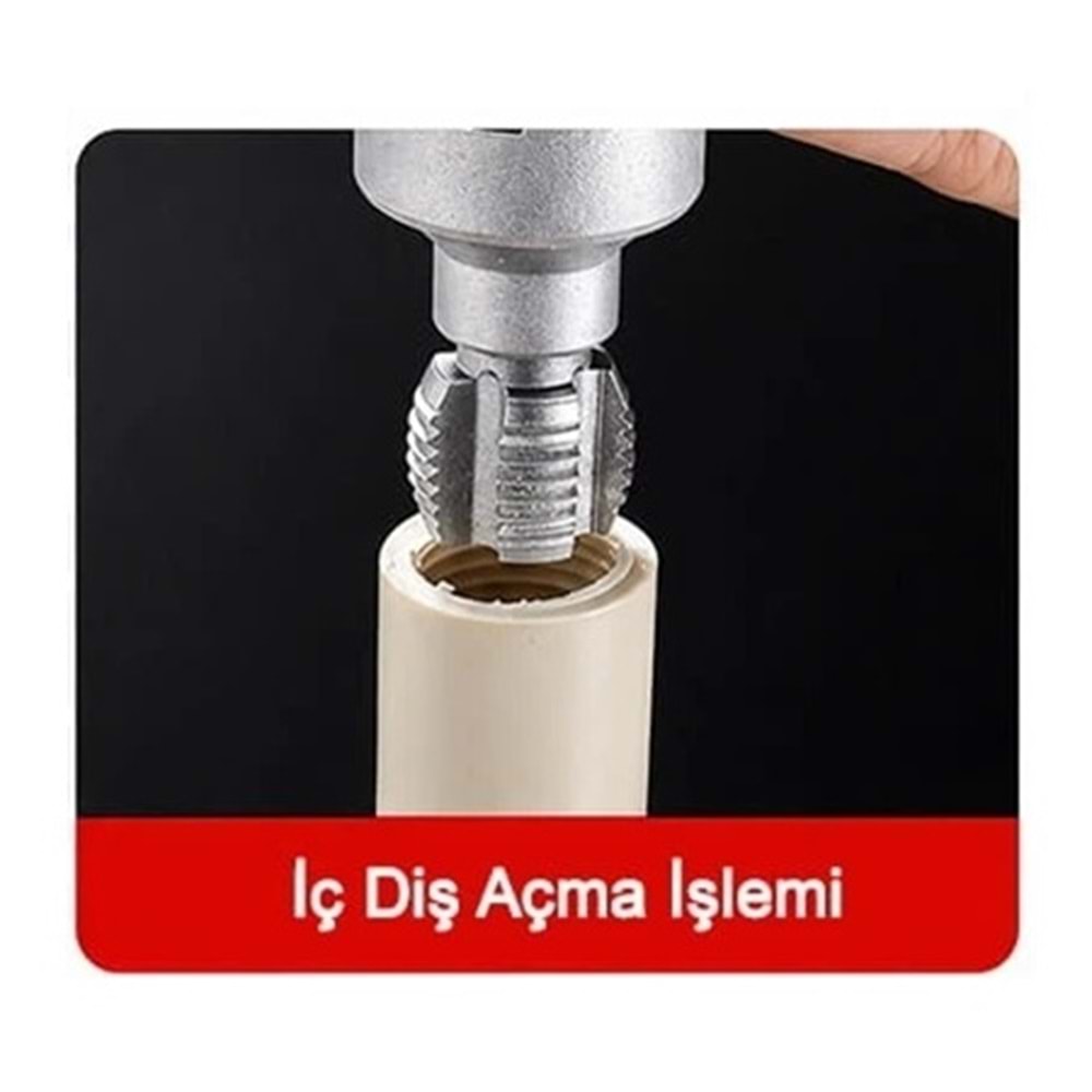 Boss Pprc Pvc Boru Diş Açma Aparatı İç/Dış 1/2 20mm