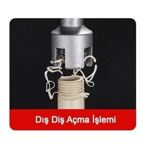 Boss Pprc Pvc Boru Diş Açma Aparatı İç/Dış 1/2 20mm