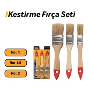 Boss Kestirme Fırça Seti 3 Parça