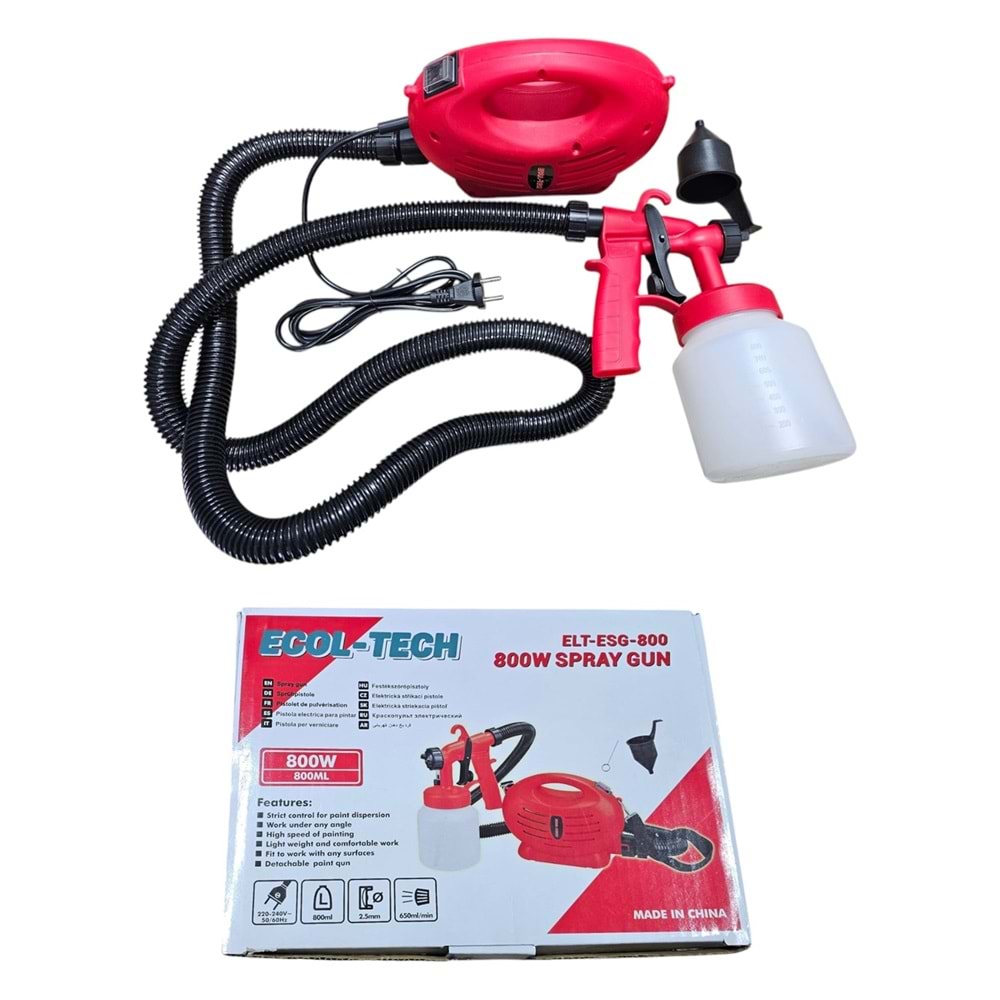 Ecol-Tech Elektrikli Boya Tabancası 800w