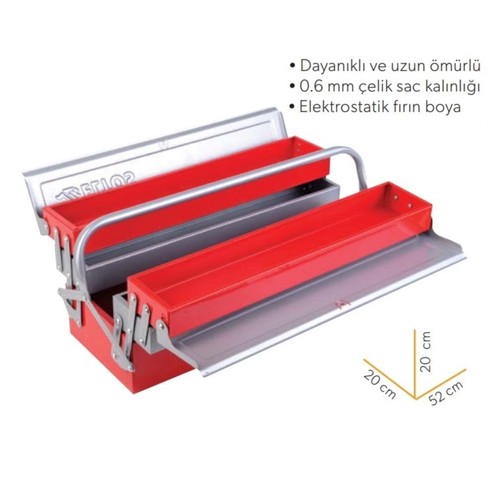 Eltos Metal Takım Çantası 52x5