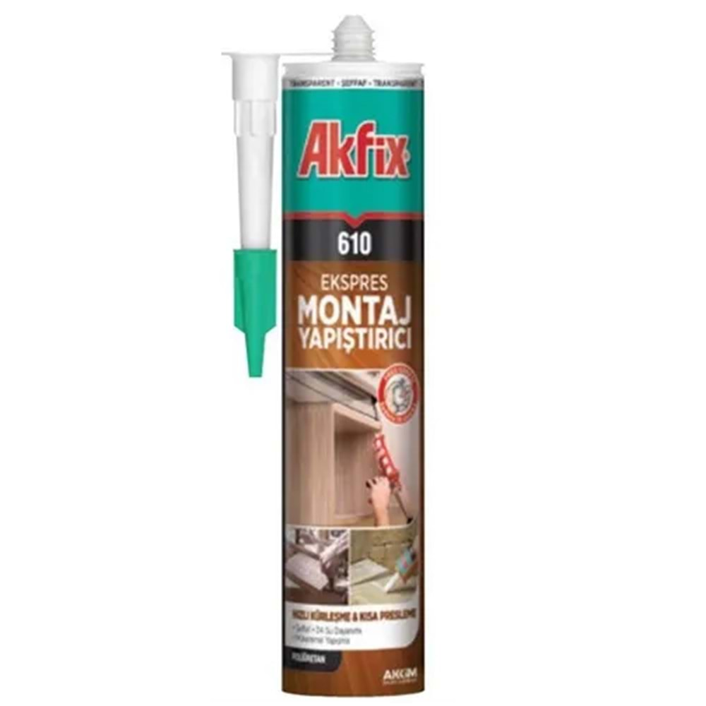 Akfix 610 Ekspres Pu Sıvı Çivi 310ml