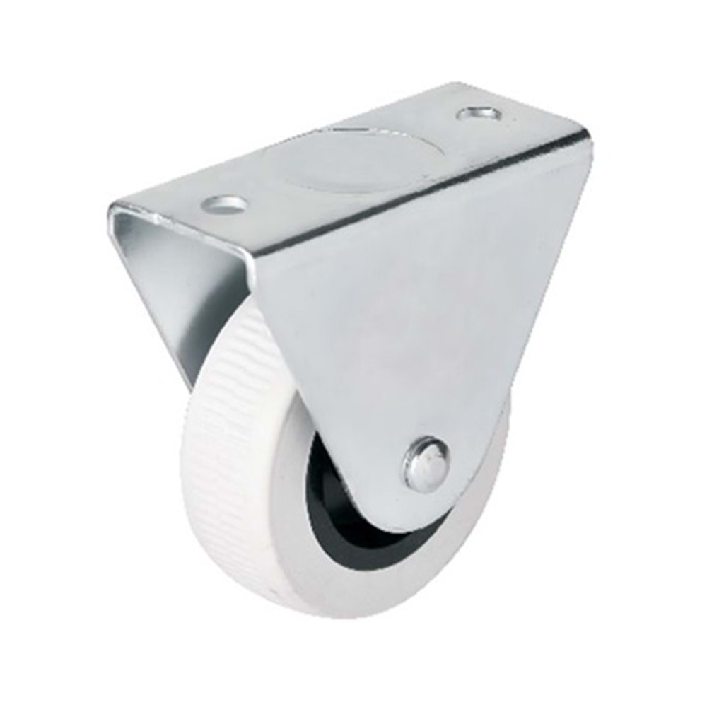 HTS Sabit Mobilya Tekeri Gri PVC 50lik