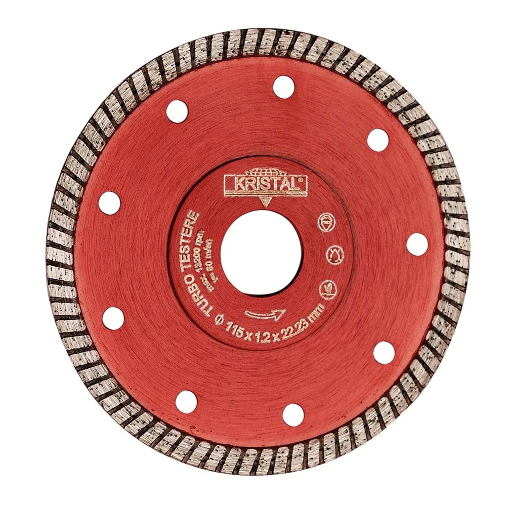 Kristal Turbo Elmas Testere 115mm