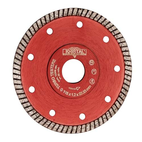 Kristal Turbo Elmas Testere 115mm