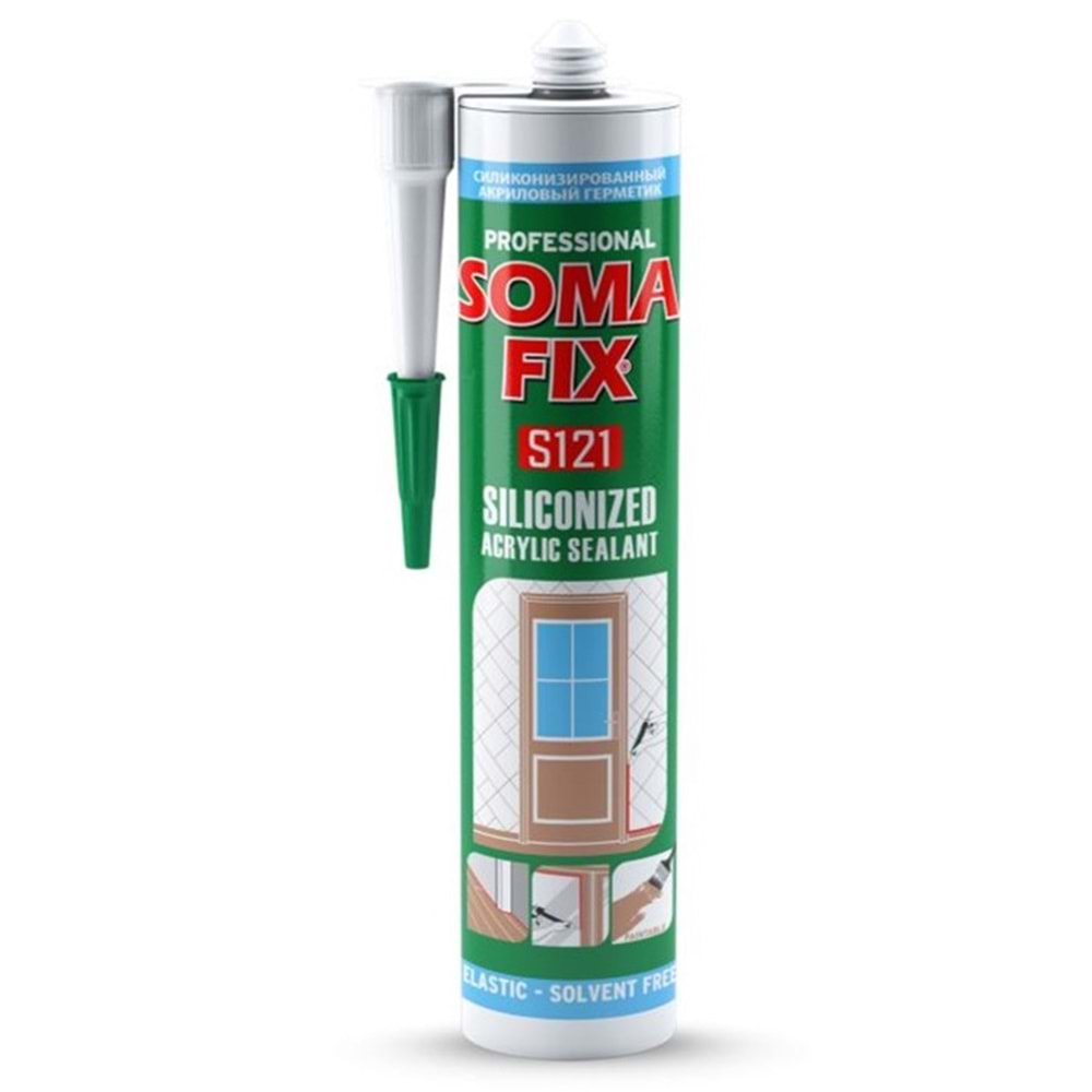 Somafix Silikonize Mastik Antrasit 500gr