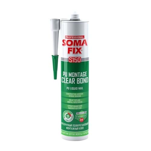 Somafix Sıvı Çivi Poliüretan Montaj Yapıştırıcı D4 310ml
