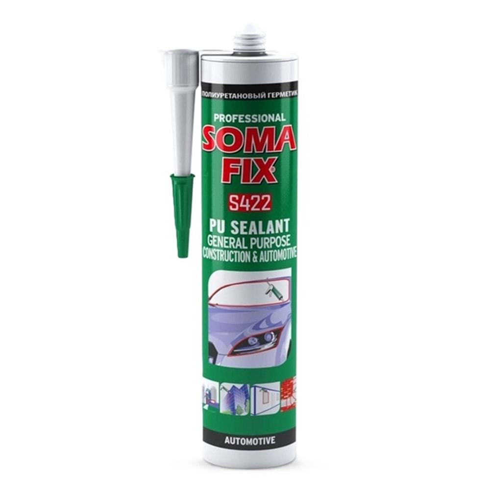 Somafix Poliüretan Mastik İnşaat Otomativ Gri 280ml