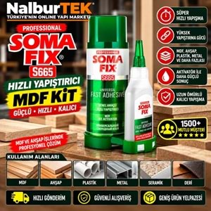 Somafix Hızlı Yapıştırıcı Mdf Kit 200ml+50gr