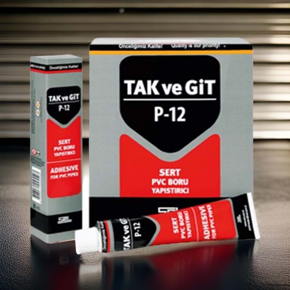 Selsil P-12 Takgit Sert Pvc Yapıştırıcı 125gr