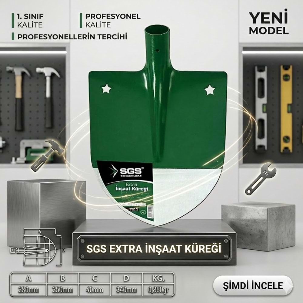 SGS İnşaat Küreği-Kürek