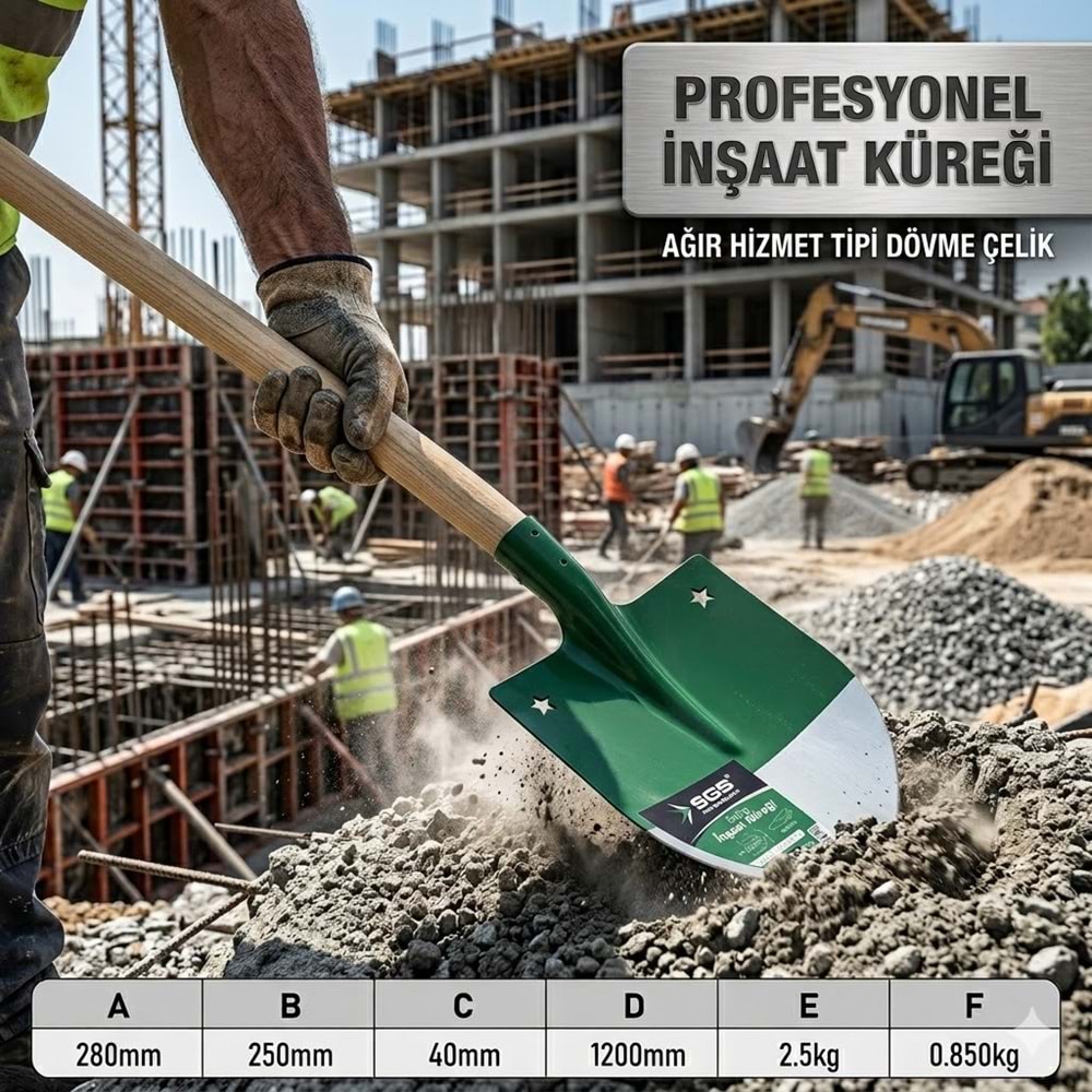 SGS İnşaat Küreği-Kürek