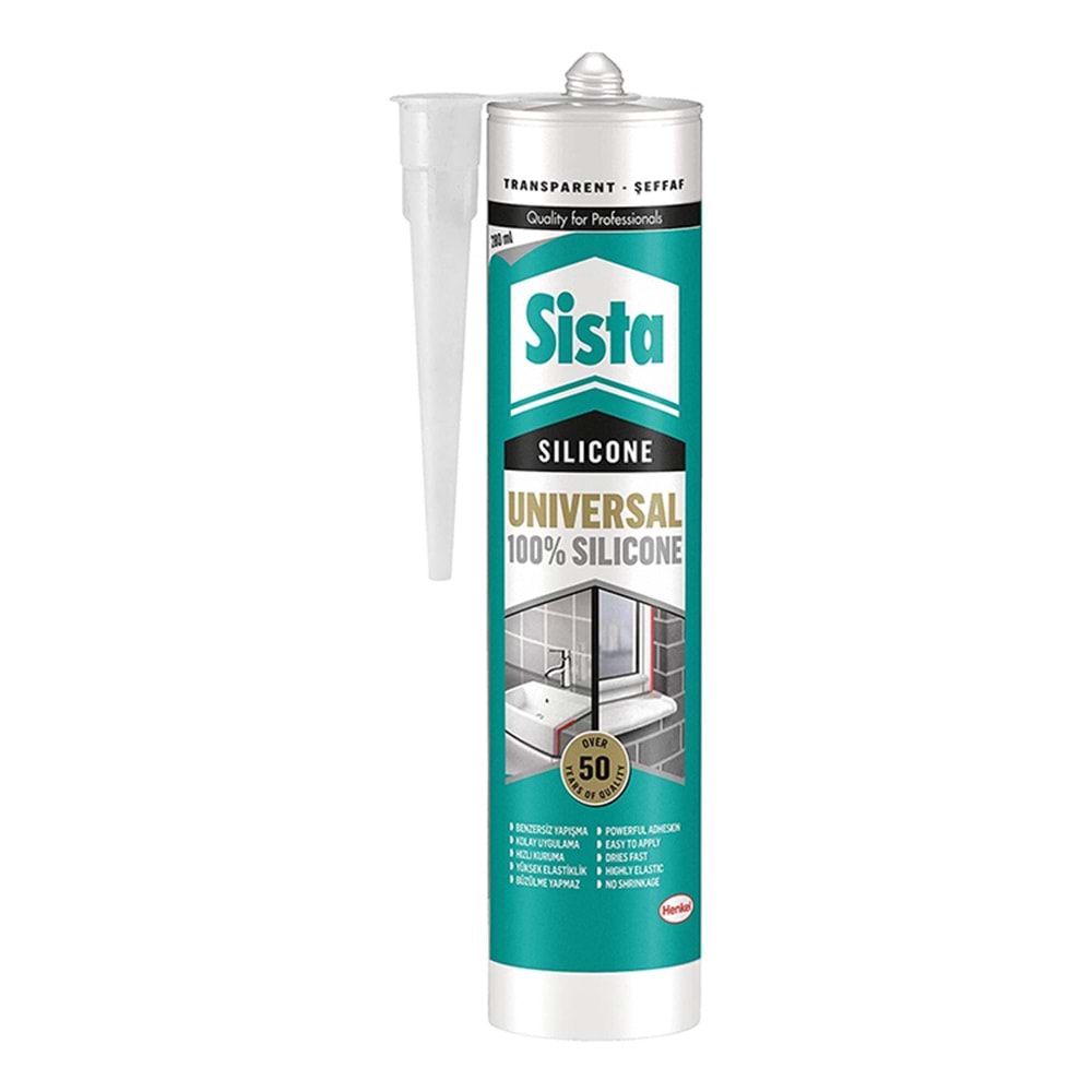 Sista Silikon Şeffaf 280ml