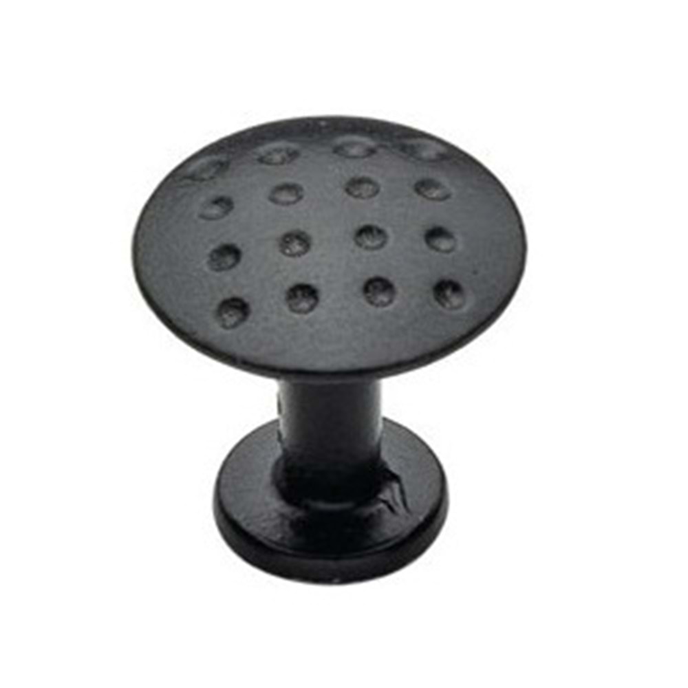 Özsan Noktalı Düğme Dolap Çekmece Kulp Siyah