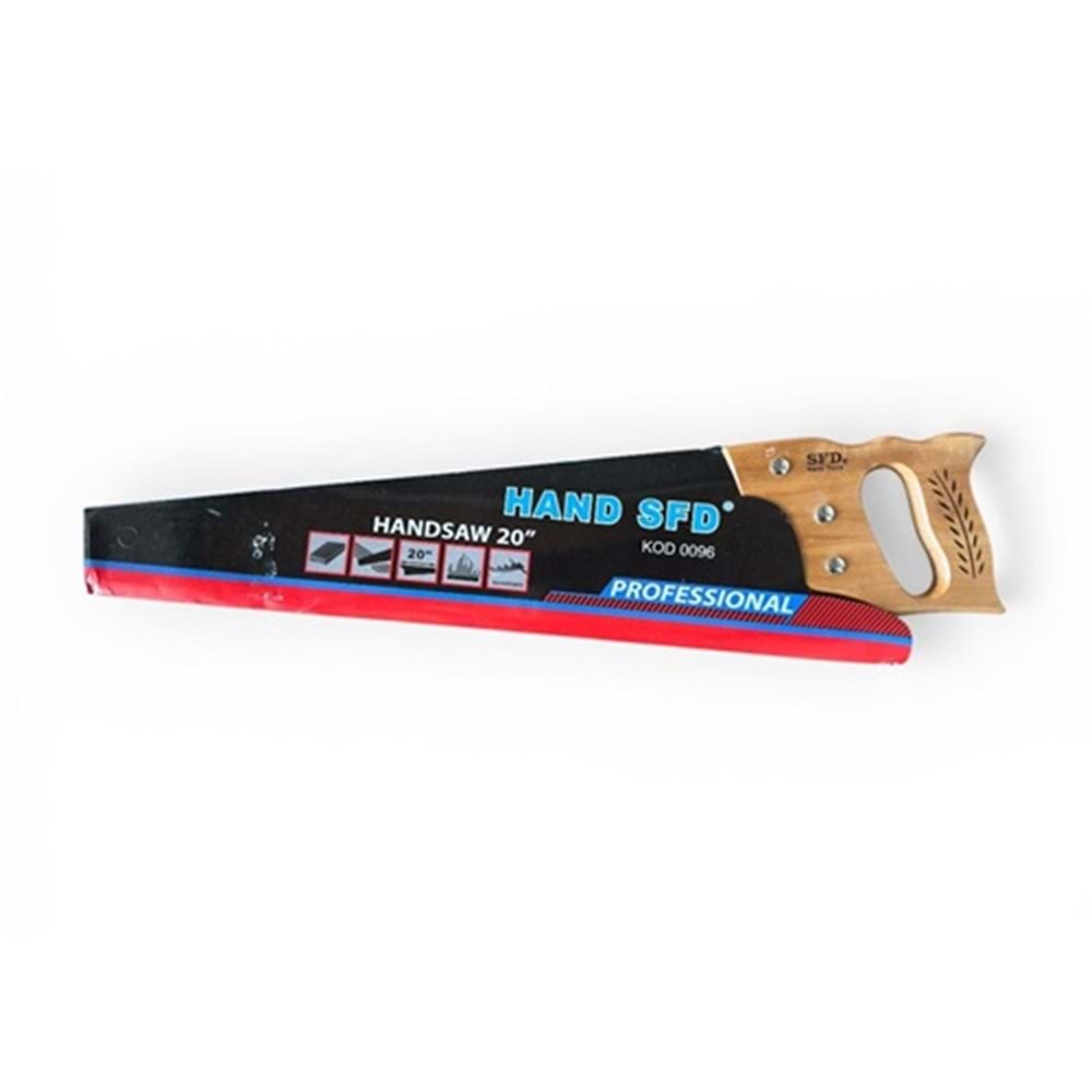 Hand Sfd Pala Testere Ahşap Saplı Pro 50cm