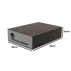 Atlas Kübik Sünger Zımpara 100 Kum