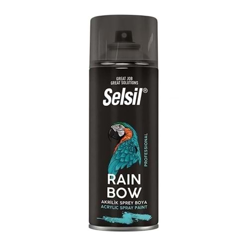 Selsil Sprey Boya Mat Siyah 400ml RAL9005