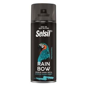 Selsil Isıya Dayanıklı Sprey Boya 690 Derece Siyah 400ml RAL9005