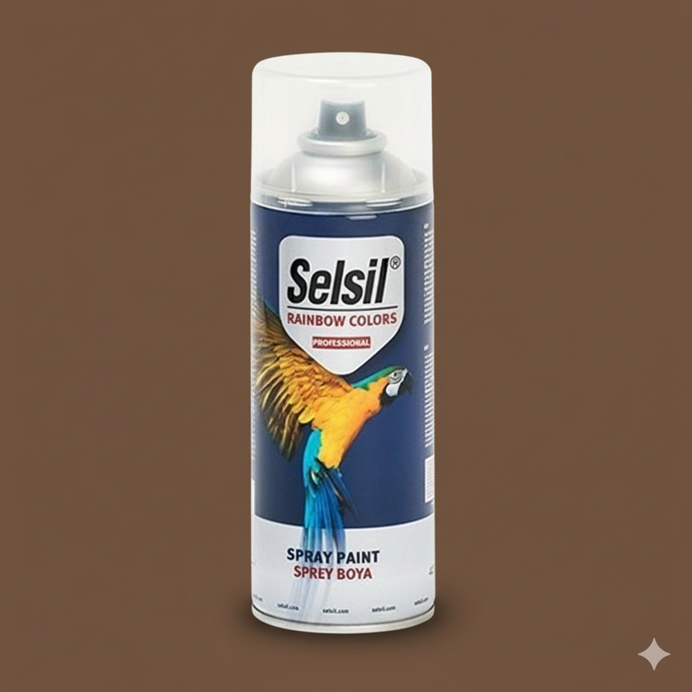 Selsil Sprey Boya Çikolata Kahve 400ml RAL8017