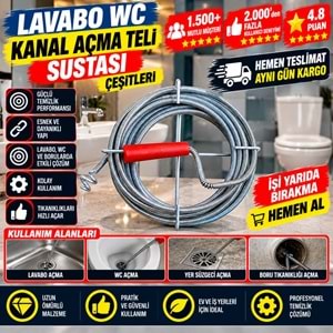 Hırsan Kanal Açma Teli-Sustası 5mt