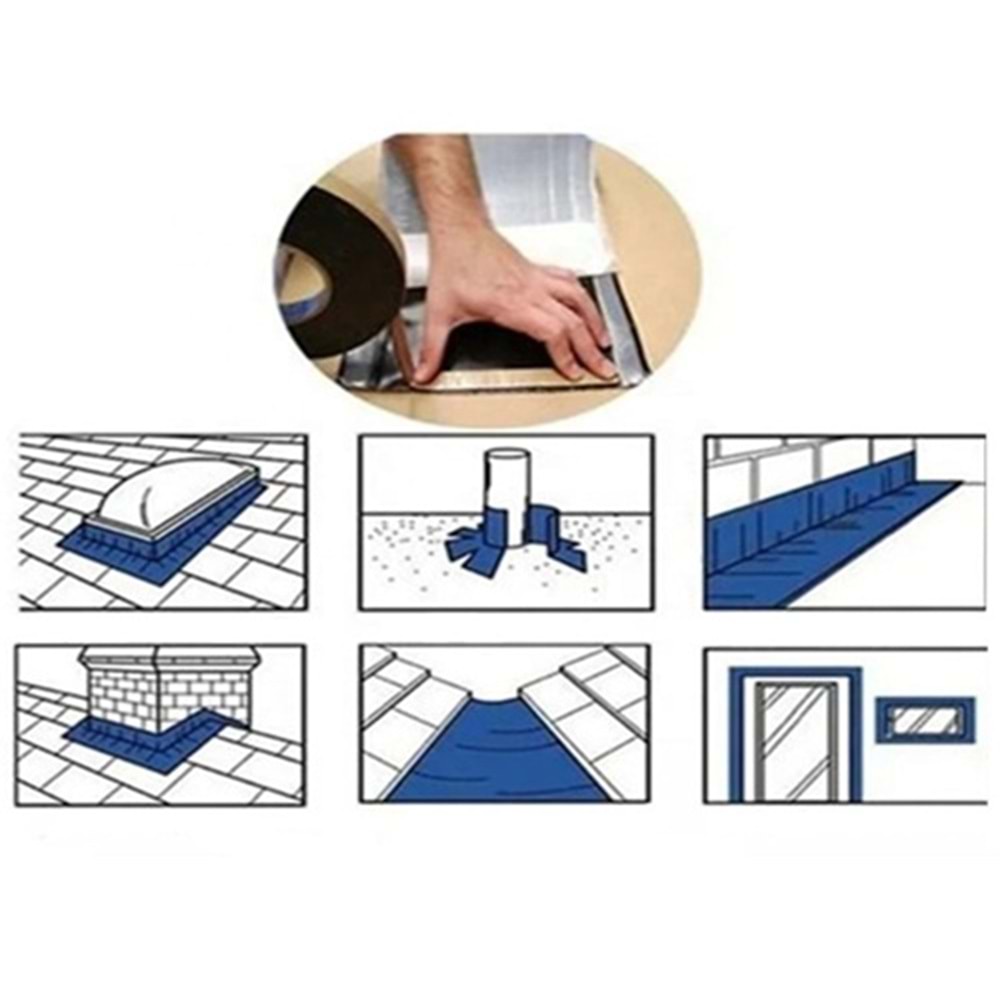 Membran Sakız Bant İzolasyon Bandı 5cm x 15mt