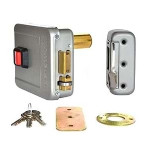 Otomatsan Elektrikli Tirajlı Kapı Otomatiği Barel 52mm Gri